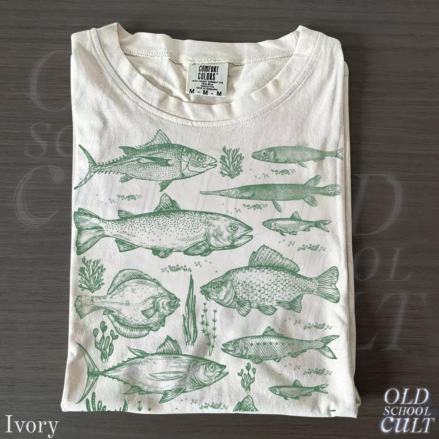 Vintage Fish Tattoo Style T-Shirt, Retro Fisher Shirt, Fish Shirt For Men, Bass T Shirt, Fisher Tee, Bass Lovers, Fisher Gifts, Ocean Shirt