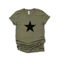 Black Star Shirt Minimalist T-shirt Geometric Art Tee