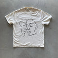 Couples Minimalist T-Shirt, Unisex Love Tee, Line Art Graphic Shirt, Romantic Gift, Couple's Clothing, Anniversary Present