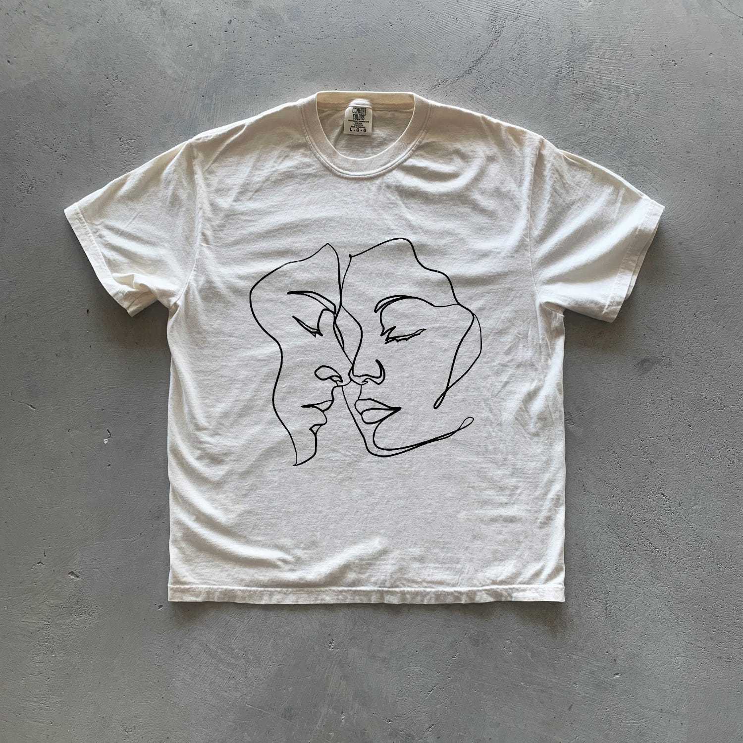 Couples Minimalist T-Shirt, Unisex Love Tee, Line Art Graphic Shirt, Romantic Gift, Couple's Clothing, Anniversary Present