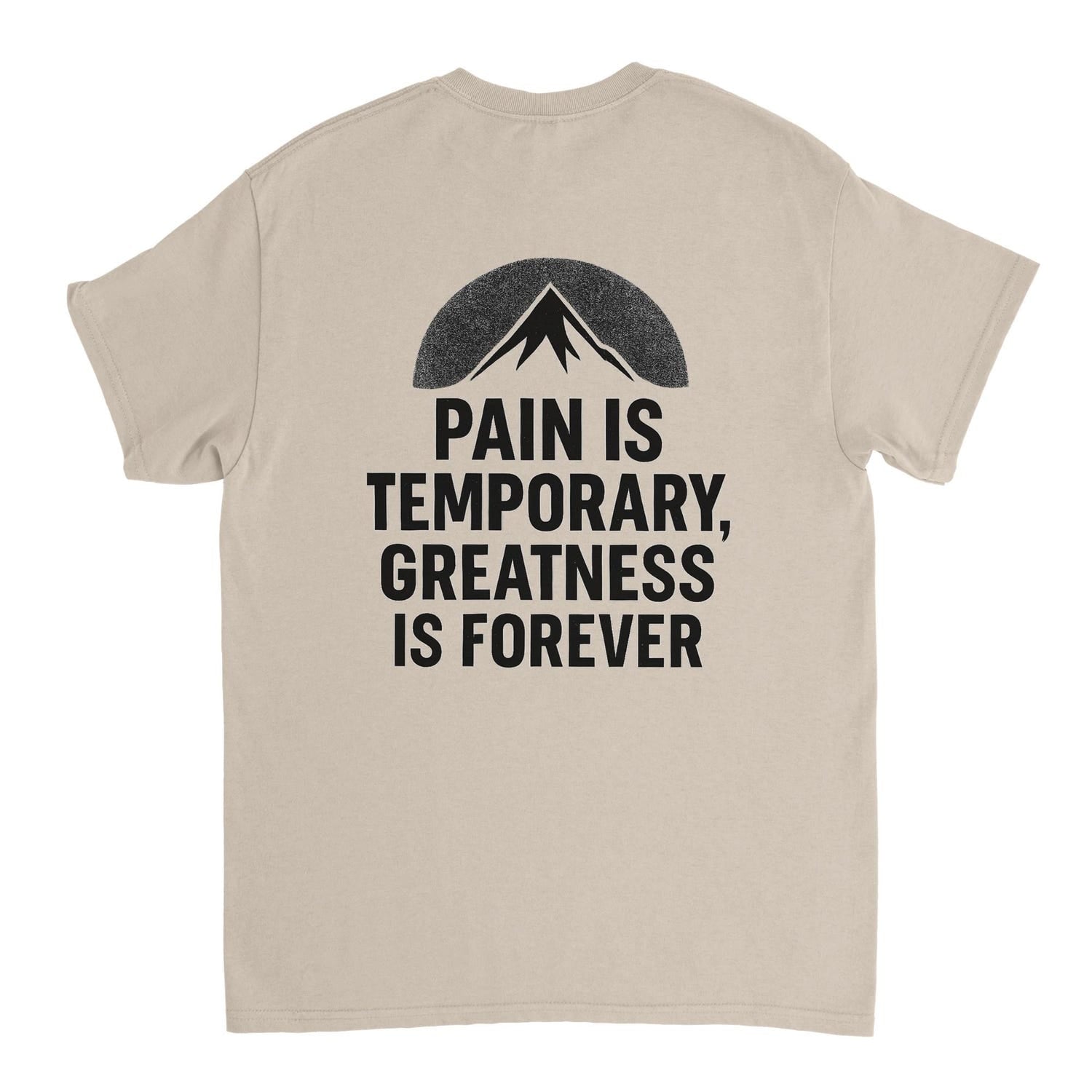 Mind Peak Premium Eternal Greatness T-Shirt, Motivational Minimalist T-shirt, Inspirational Shirt, Growth Mindset Clothing