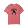ZigZag Effect Tee, Minimal Streetwear T-Shirt, Circle Front Print, Unisex Comfort Colors 1717