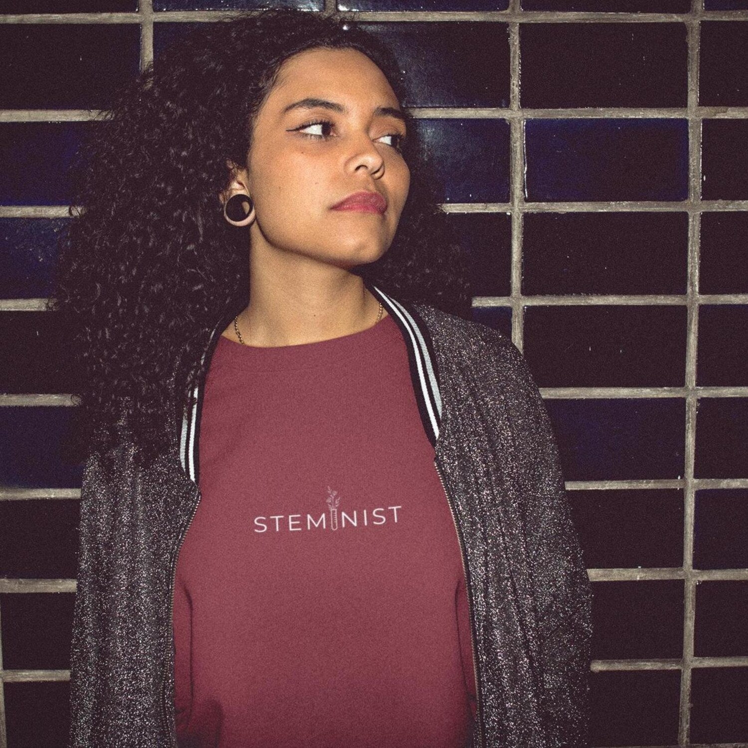 STEMINIST tshirt gift for Women in STEM Engineer T-shirt for medical doctor present for girls in STEM Student minimalist T shirt stem top