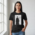 Japanese Aesthetic Unisex Shirt, Modern Minimal Art Print, Abstract Black and White Tee