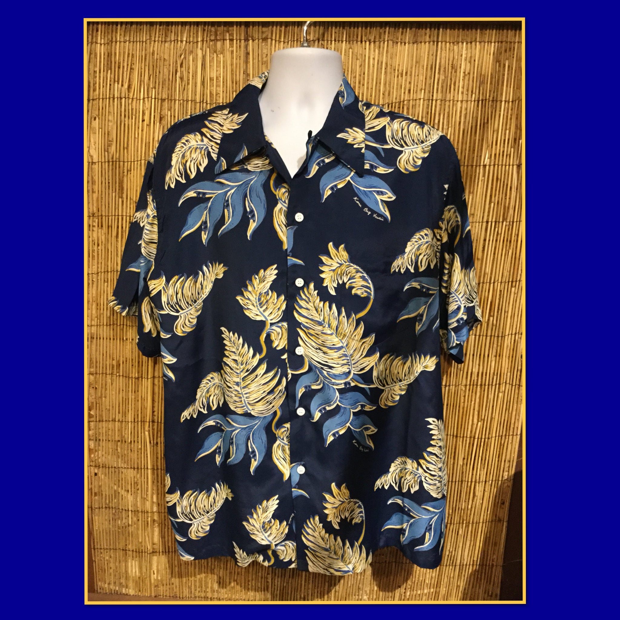 1940s vintage reproduction Kona Bay rayon Hawaiian shirt Currently available in sizes large X large Graphic Tee – Warm & Stylish · Top Pick For Any Outfit