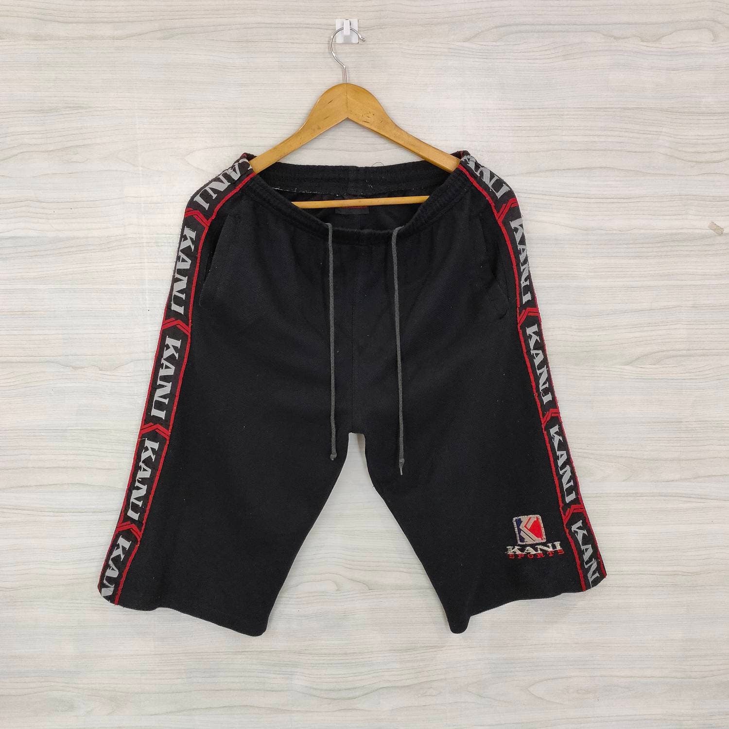 KARL KANI Nylon Track Pants Large Vintage 1990s Karl Kani Black Nylon Track Pants W 2640 Graphic Tee – Warm & Stylish · High-Quality Print