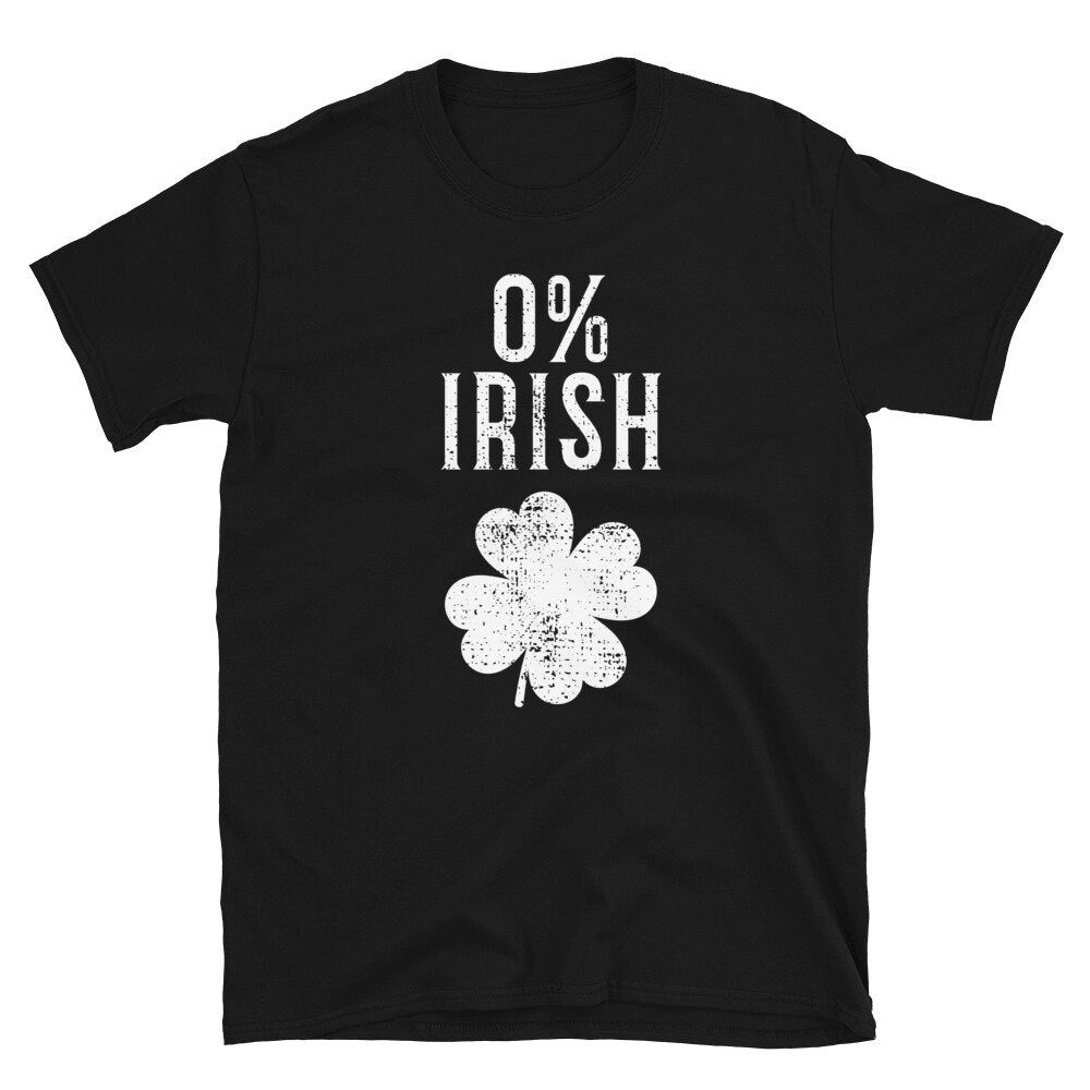 0 Irish Four Leaf Clover Unisex T Shirt Graphic Tee – Cozy Vibes · Perfect For Daily Wear