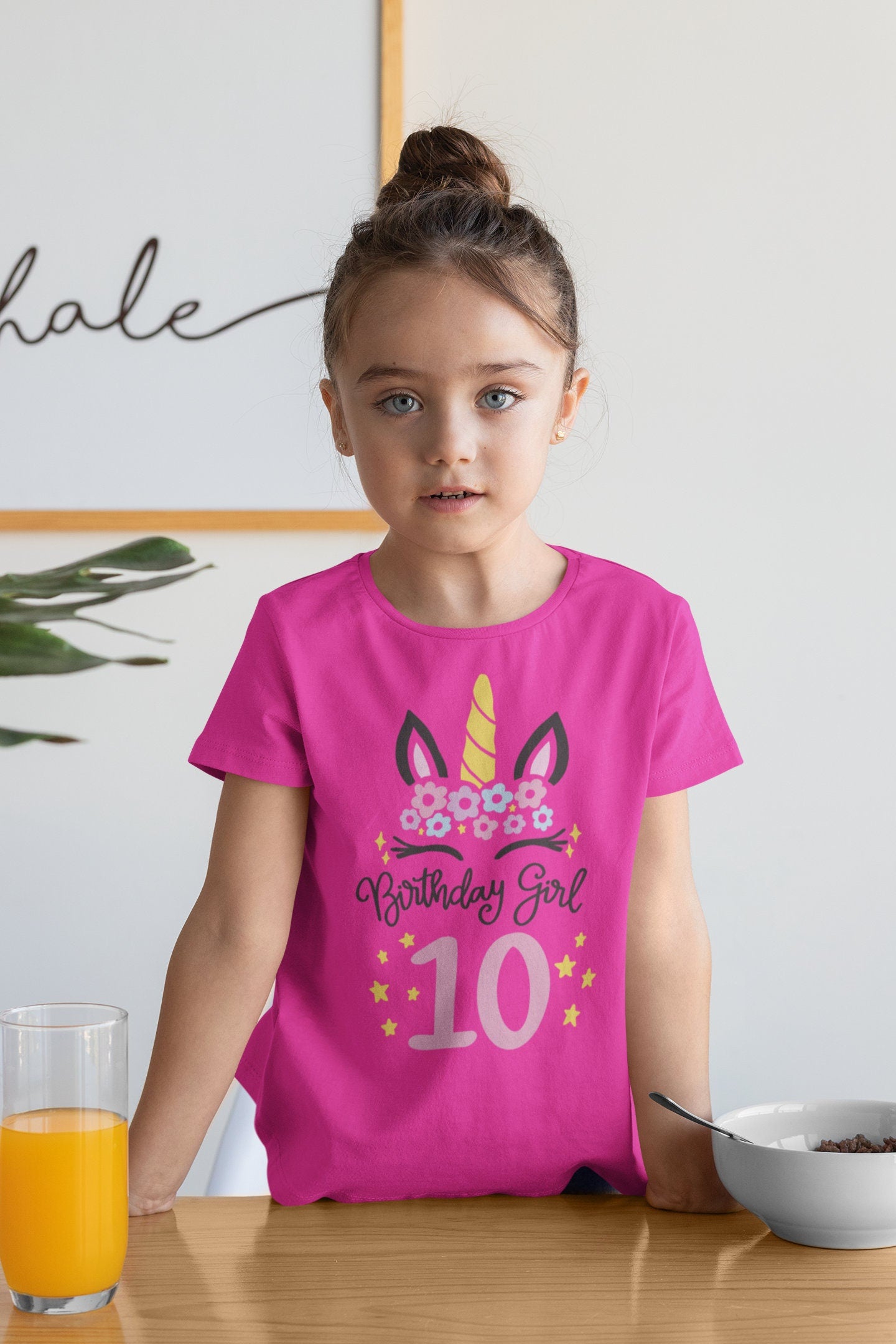 10th Birthday Girl Shirt Gifts Unicorn TShirt 10 Years Old Shirt Year Born 2013 Graphic Tee – Aesthetic Look · Perfect For Daily Wear