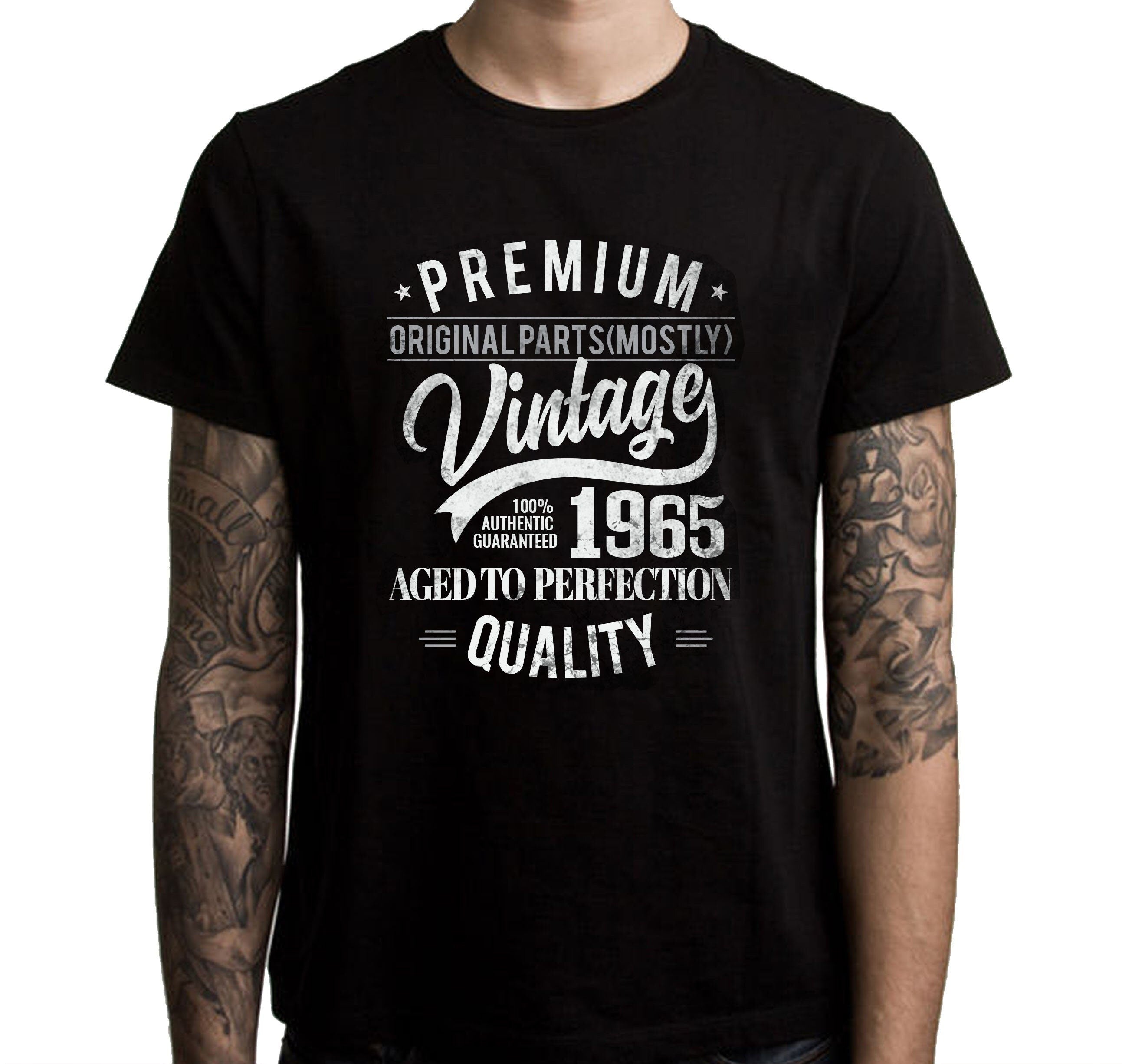 1965 57th Birthday T shirt Funny Vintage Parts Gift Present For Him Her Idea Graphic Tee – Cozy Vibes · Must-Have Style