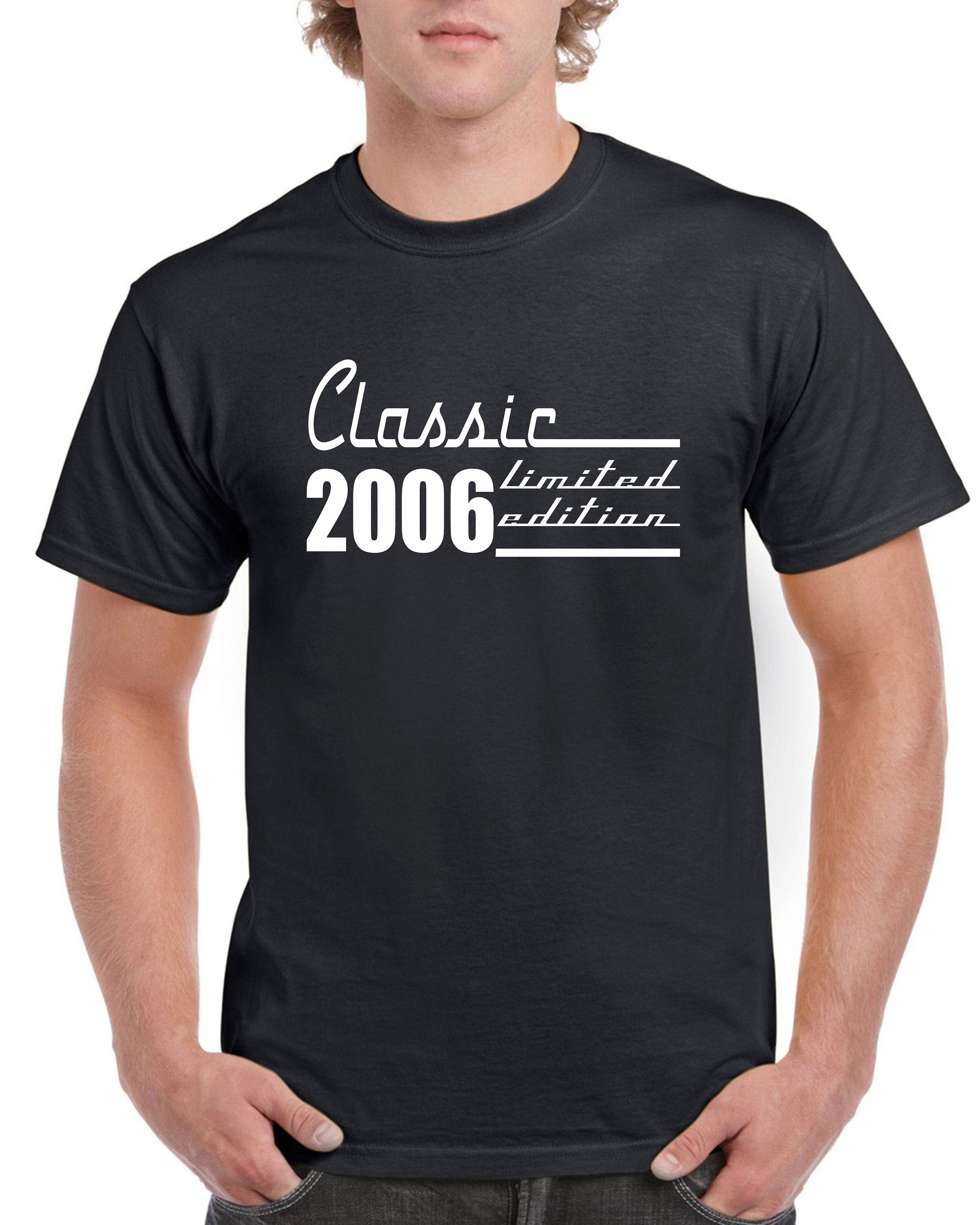 18th Birthday Gifts For Son Eighteen Classic 2006 Limited Edition Funny Shirt Tee 18 Years Old T Shirt Graphic Tee – Premium Graphic · Great Gift For Fans