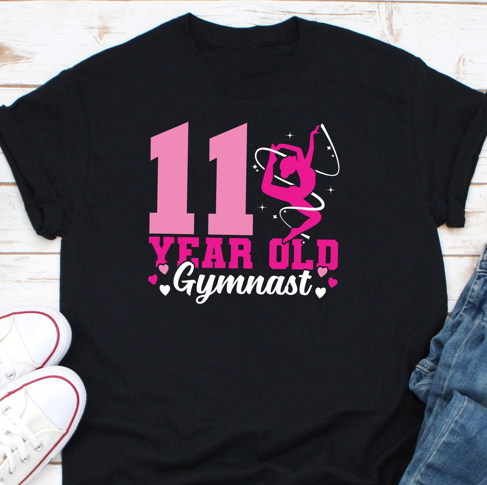 11 Year Old Gymnast Shirt Gift For Gymnast Gymnastics Party Shirt Gymnast 11 Birthday Shirt Gymnast Life Shirt Gymnast Birthday Shirt Graphic Tee – Soft Feel · Trending Graphic Apparel