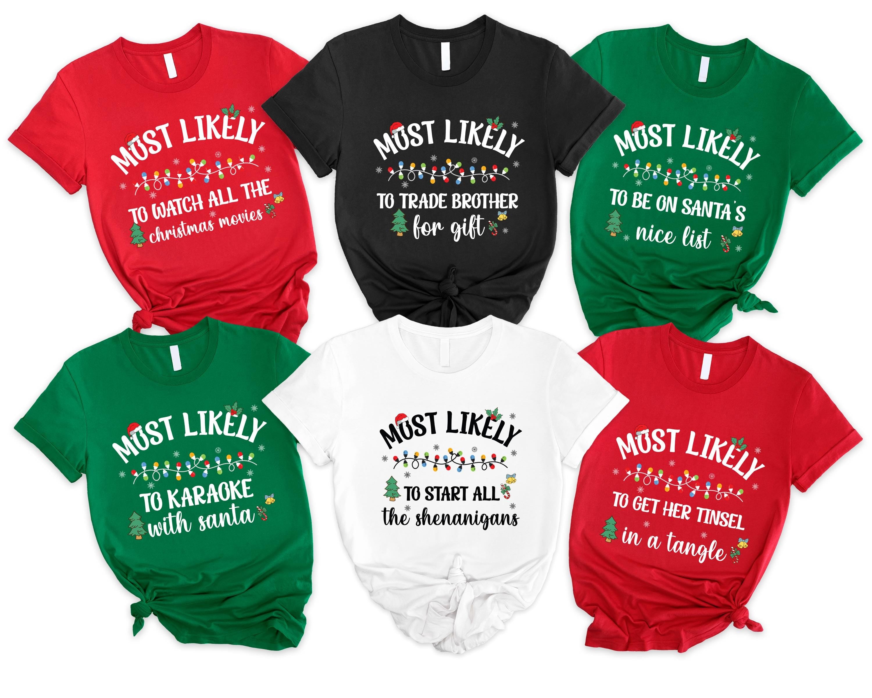 118 Christmas Custom Quotes Shirt Funny Family Group Christmas Shirts Matching Christmas Shirts Sweatshirts Christmas Matching Pajamas Sweatshirt – Premium Graphic · Trending Graphic Apparel