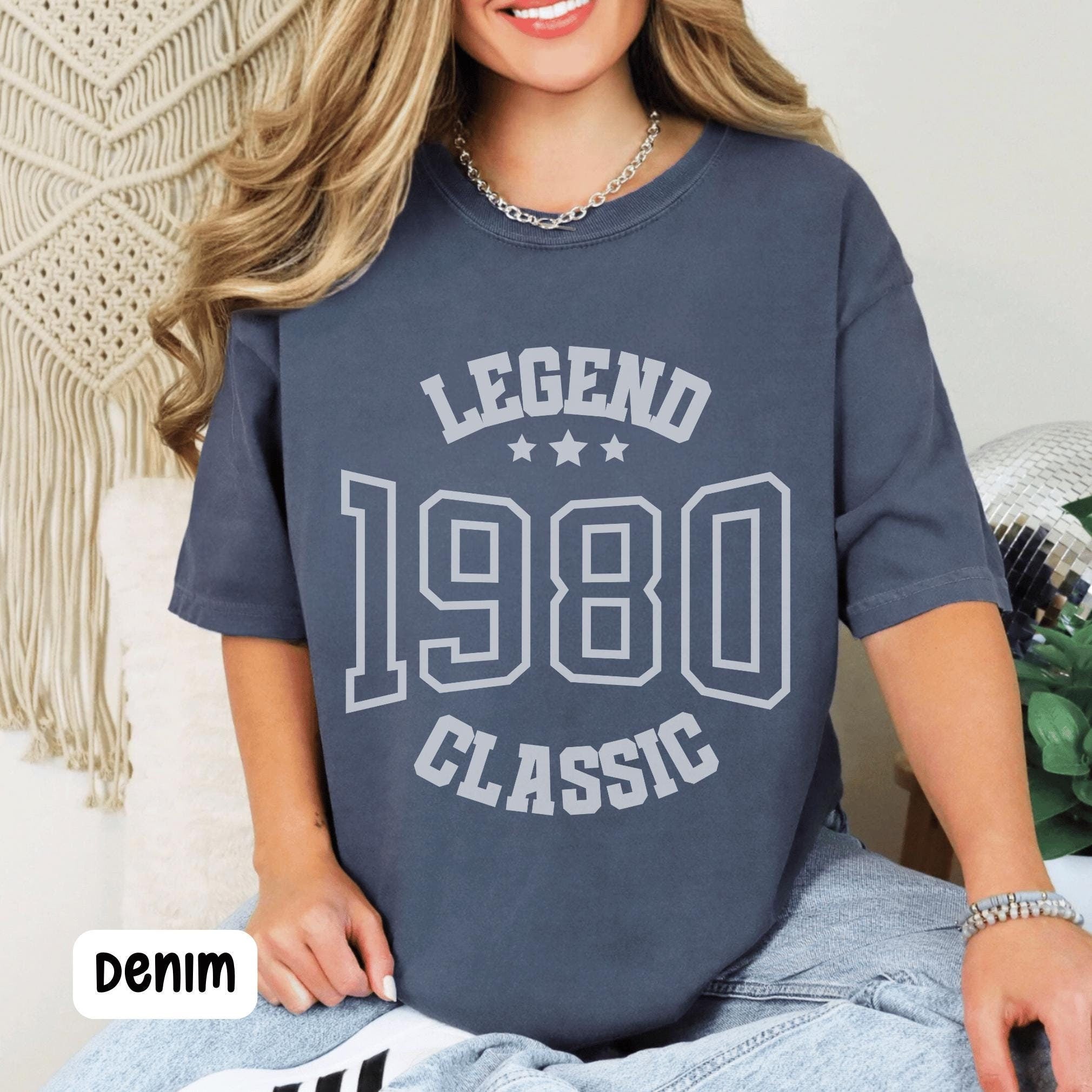 1980 classic tshirt 45TH birthday tshirt classic birthday shirt 1980 shirts 1980 birthday 1980 tshirts since 1980 Graphic Tee – Aesthetic Look · Top Pick For Any Outfit