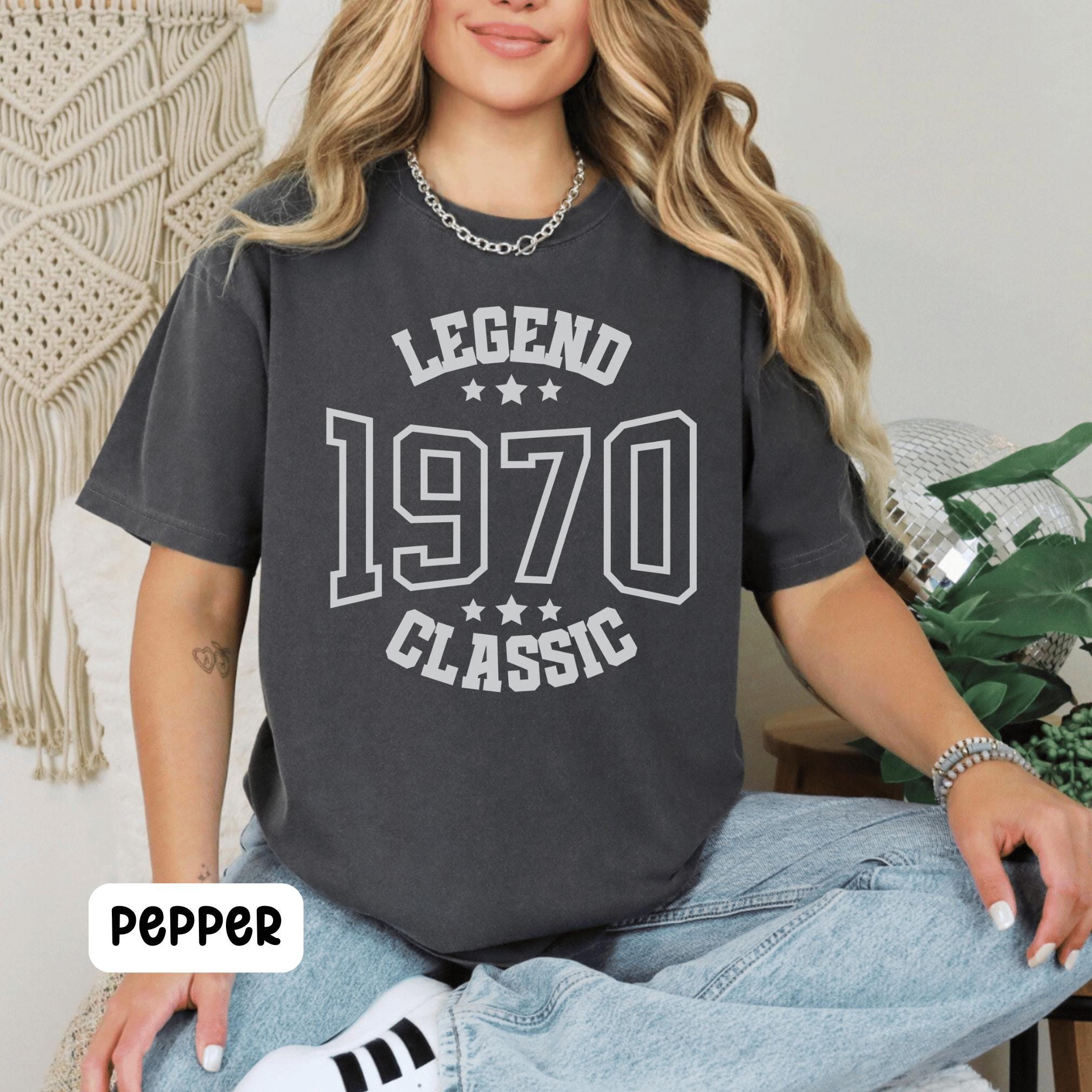 1970 classic tshirt 55TH birthday tshirt classic birthday shirt 1970 shirts 1970 birthday 1970 tshirts since 1970 birthday shirt Graphic Tee – Cozy Vibes · High-Quality Print