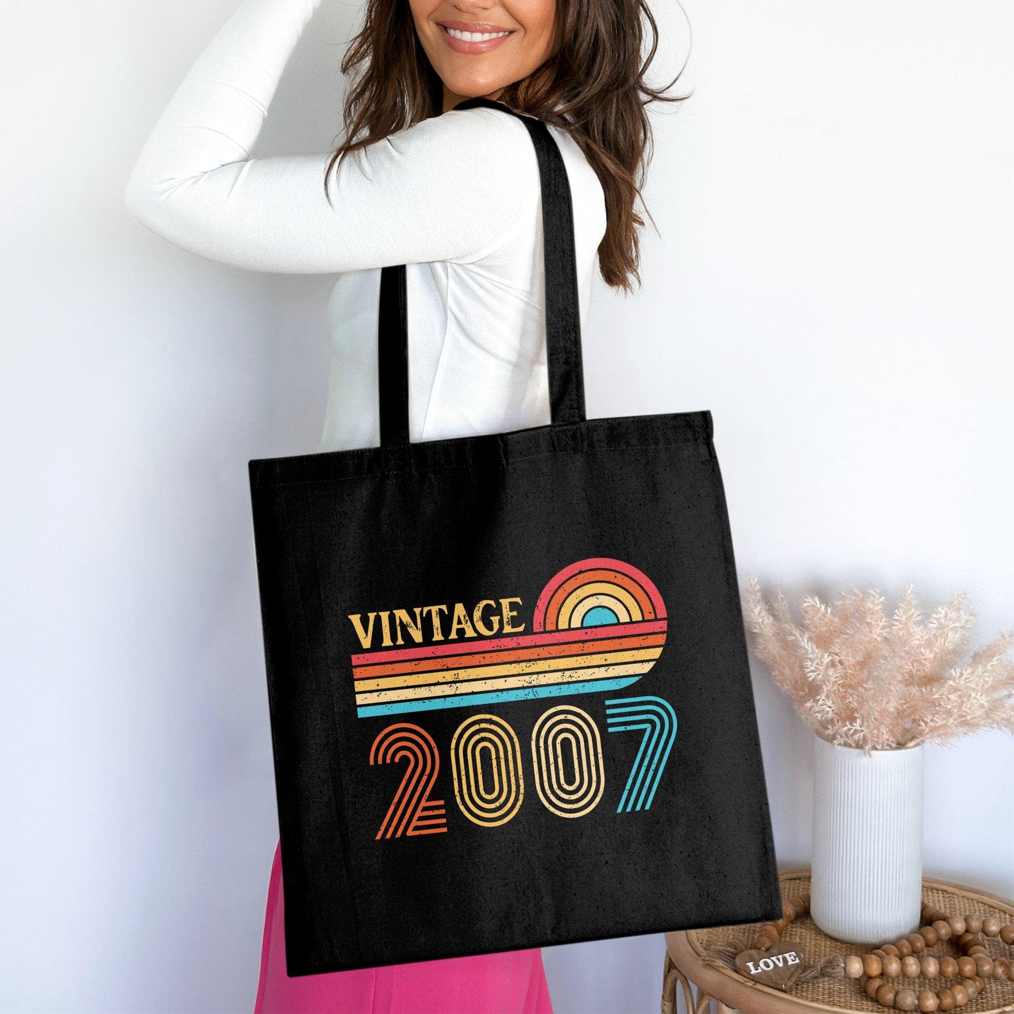18th Birthday Gift For Women 18th Tote Bag 2007 Gifts Tote Bags For Women Tote Bags Canvas Tote Bags Uk 18th Birthday Bag 18th Tote Bags Tote Bag – Cozy Vibes · High-Quality Print
