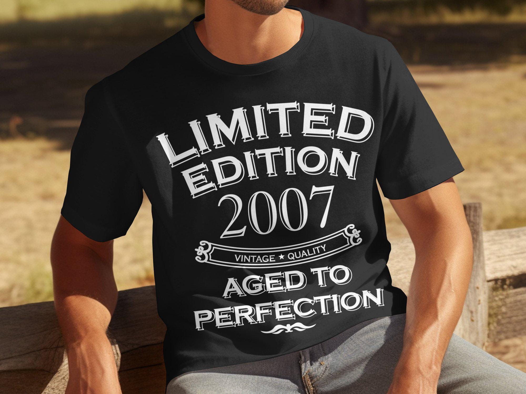 18th Birthday Shirt 18th Birthday Gifts for Him Eighteen Birthday Shirt Vintage 2007 Shirt Happy 18th Birthday Funny Birthday Tee Graphic Tee – Warm & Stylish · Great Gift For Fans