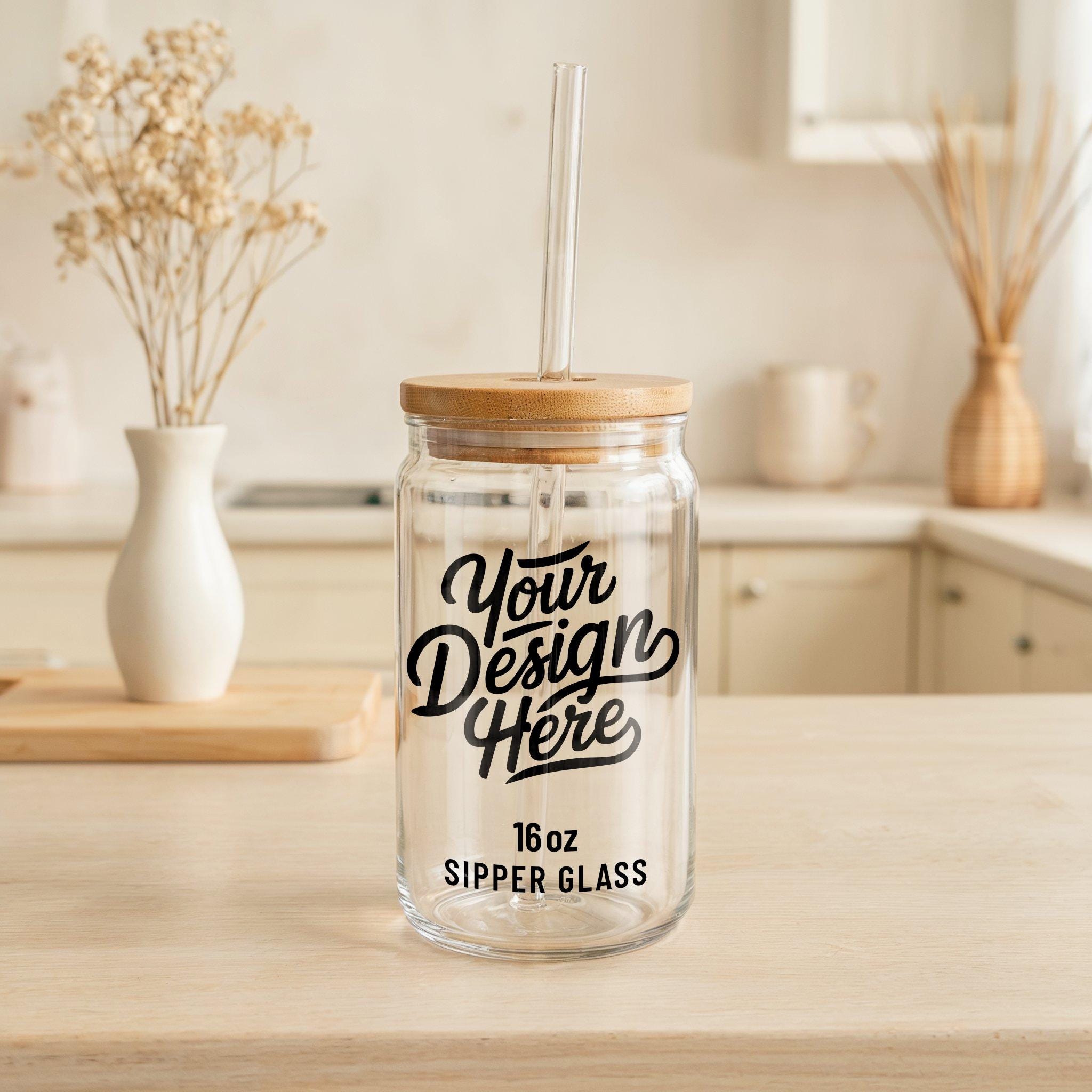 16oz Sipper Glass Can Mockup 16oz Glass Beer Can Mockup Printify POD 16 oz Libbey Sipper Glass Tumbler Can Template Glass Gift Mockup Graphic Tee – Fan Favorite · High-Quality Print