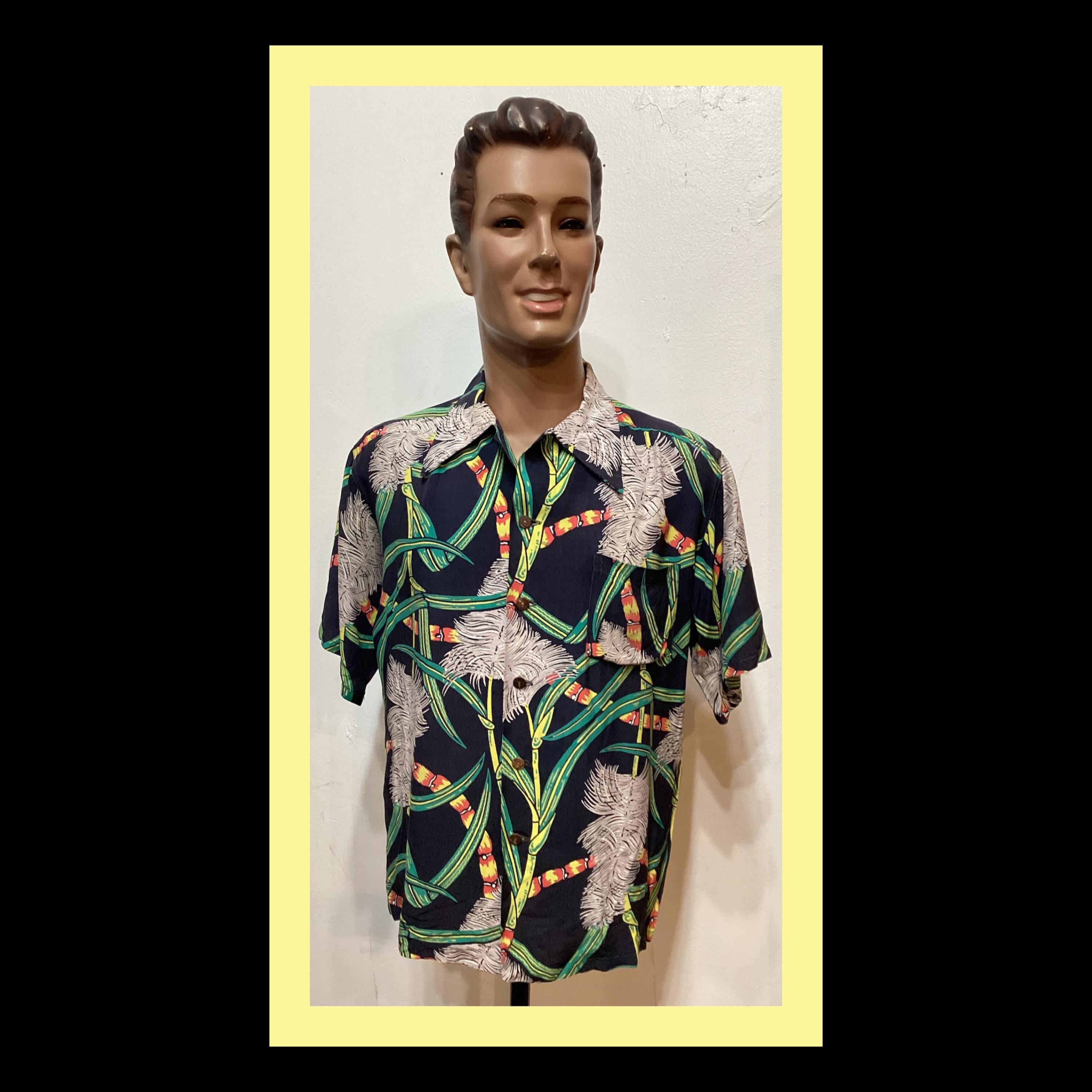 194039s rayon Hawaiian shirt by Malihini Graphic Tee – Easygoing Wear · Perfect For Daily Wear