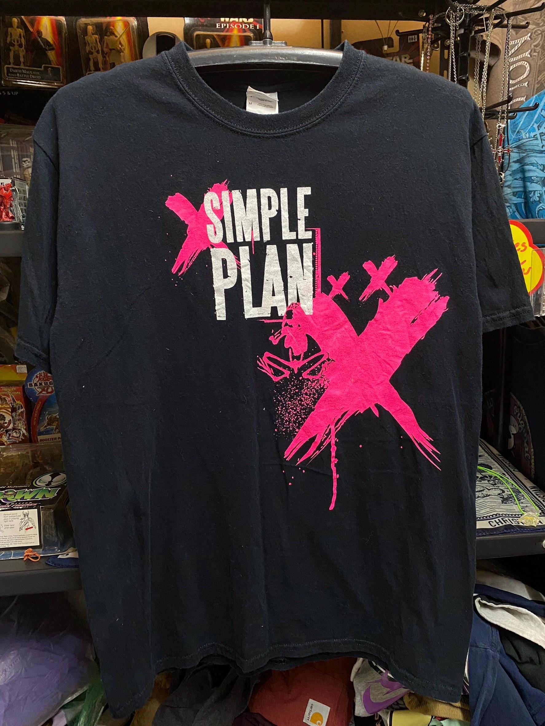 00s Simple Plan T Shirt Mens Medium Y2K Emo Punk Band Band T shirt Pop punk alternative rock pop rock power pop emo Graphic Tee – Premium Graphic · Great Gift For Fans