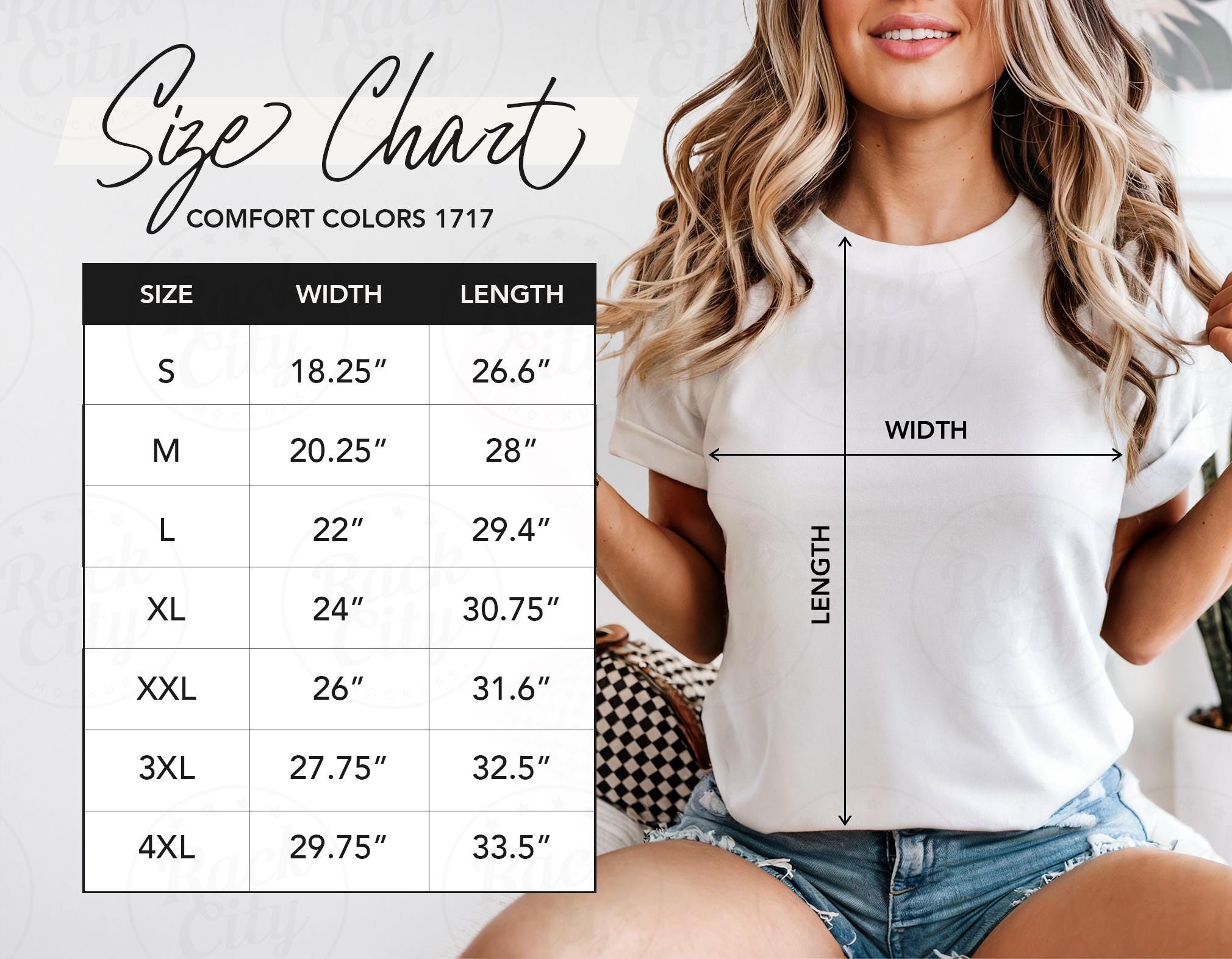 1717 Size Chart T Shirt Sizing Chart Unisex Jersey T Shirt Measurement Chart Best CC 1717 White Size Chart Jersey – Cozy Vibes · Must-Have Style