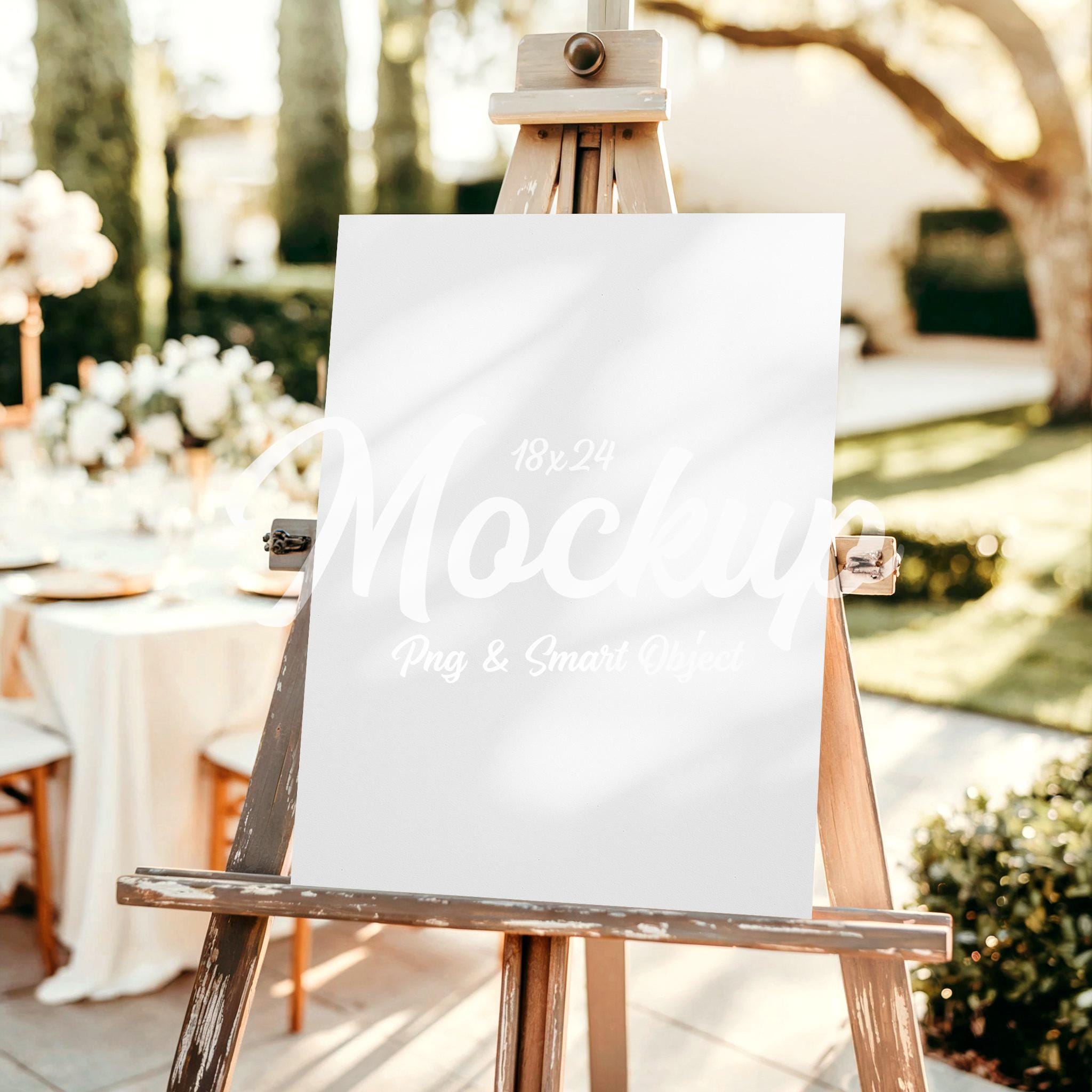 18x24 Wedding Poster Mockup Wedding Welcome Sign Template Event Sign Mockup Boho Wedding Seating Chart Mockup Minimalist Sign Mockup PSD Graphic Tee – Easygoing Wear · High-Quality Print