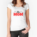 Cat mom, happy Mother’s Day with love. Fitted Scoop T-Shirt for Sale by WhaleSharkShop