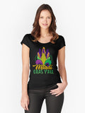 Mardi Gras Y All Fitted Scoop T Shirt T Shirt Gift Ready