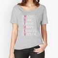 Mother’s Day shirt, Mom Definition shirt, Mother Amazing, Loving, Strong, Happy, Selfless, Graceful shirt Relaxed Fit T-Shirt for Sale by TekknoOutfits