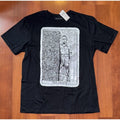 Michael Myers Tarot Card Halloween T-shirt Black Men L Horror Movie Classic Nwt