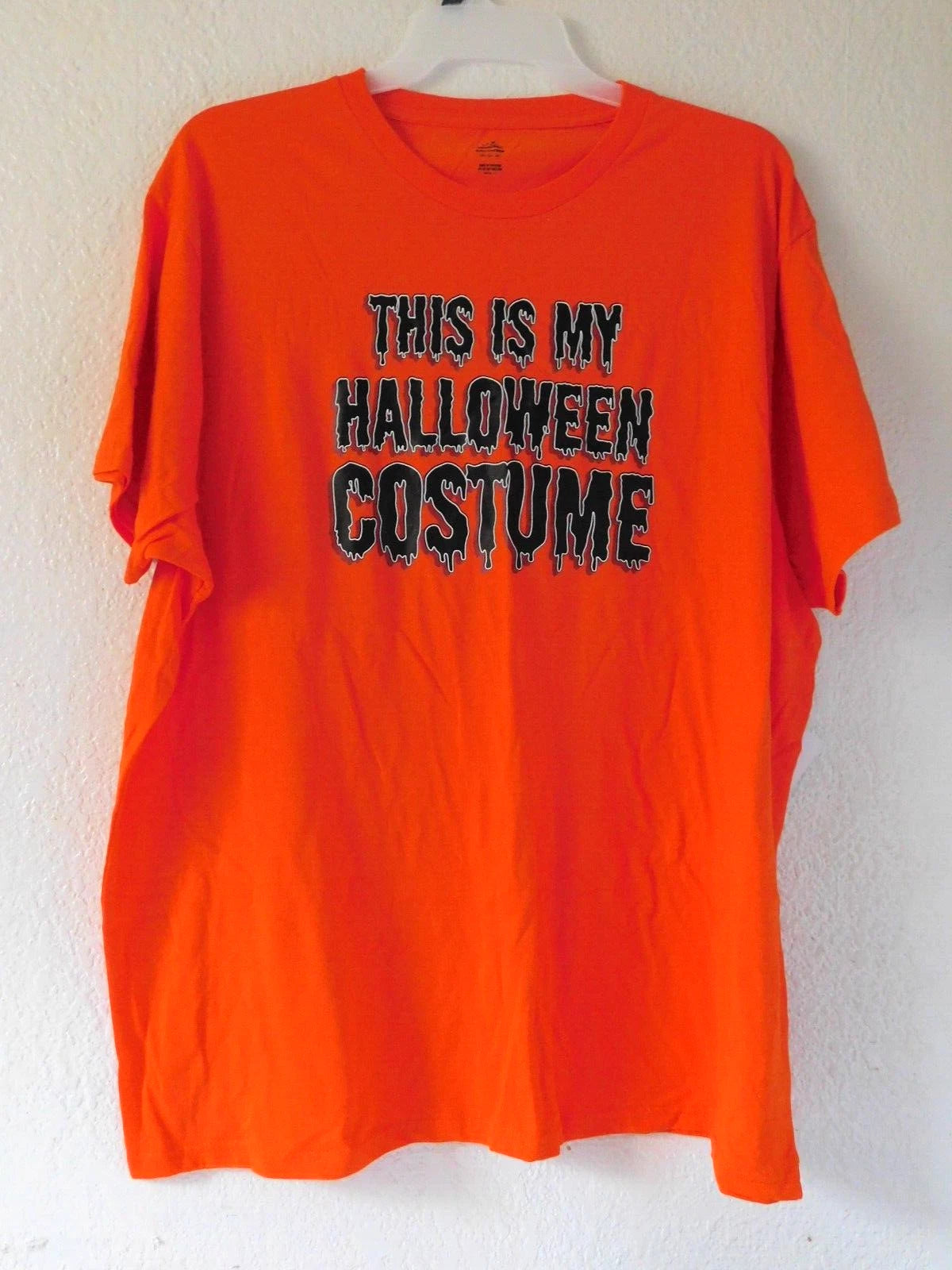 Halloween T Shirt 3xl 54 56 Mens Orange This Is My Halloween Costume