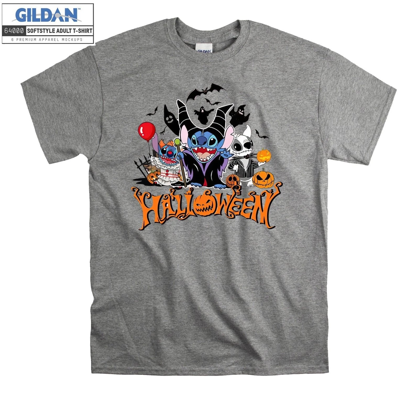 Halloween Stitch Maleficent Shirt Disney Ha Hoodie Tshirt Men Women Unisex Ac356