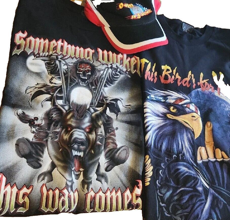 Wicked & The Bird Biker T-Shirt