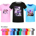 K-pop Music Hunters Kids Girls T-shirts Short Sleeve Summer Casual Cotton Tops