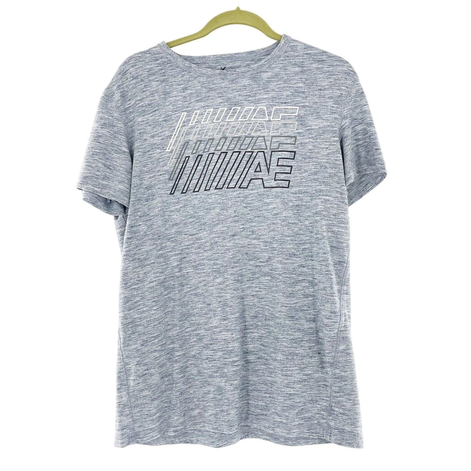 American Eagle Heathered Graphic Y2K 90s T-Shirt