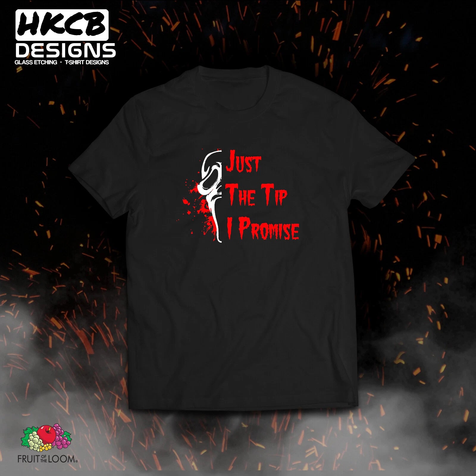 Just The Tip T-shirt, Scream, Valentines, Halloween, Horror