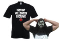Instant Halloween Costume Zombie Flip Men's T-shirt - Funny Fancy Dress T Shirt