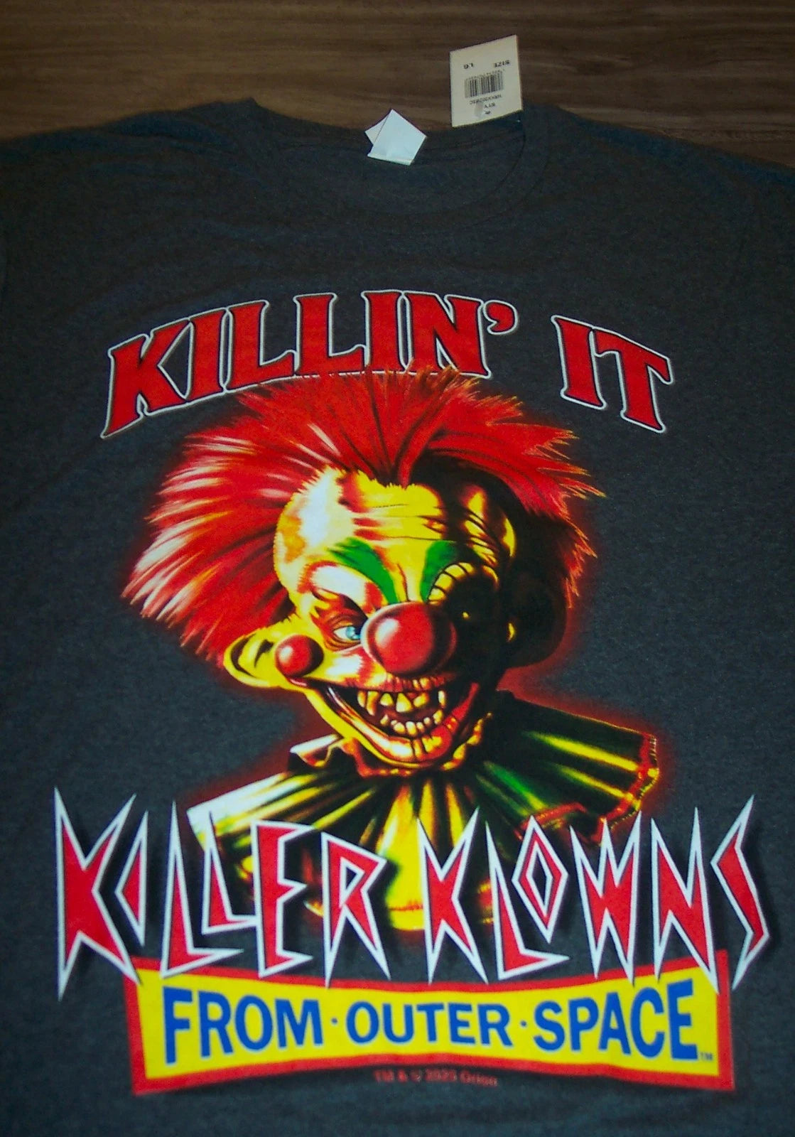 Killer Klowns From Outer Space Movie T-shirt Mens Xl New W/ Tag Clowns