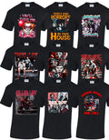 Horror Movie Printed T-shirt ‚≠ê19 Prints Freddy Jason It Chucky üéÅchristmas Gift