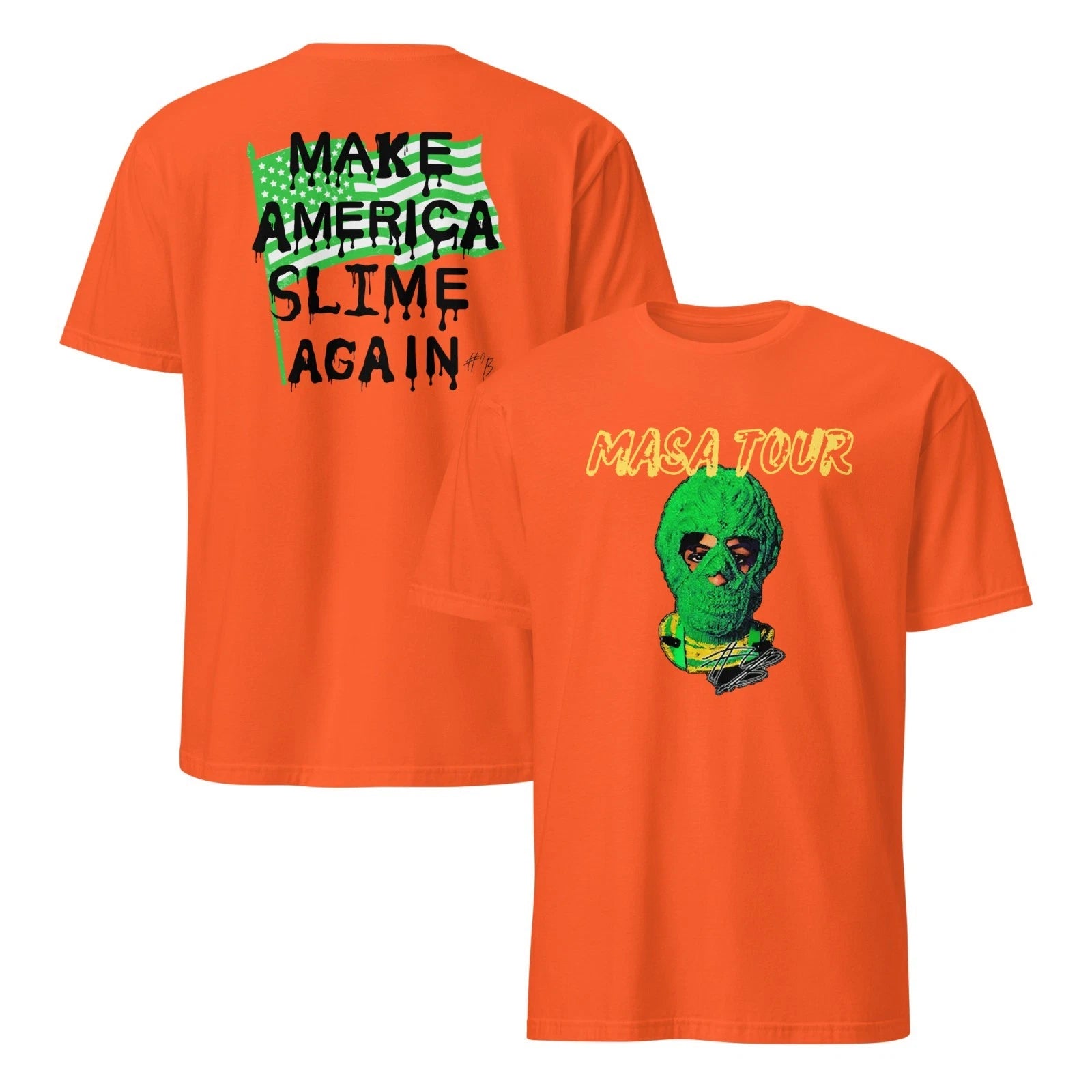Nba Youngboy Tour T-shirt, Masa Tour Concert Tops Fan Merch, Men's T-shirts