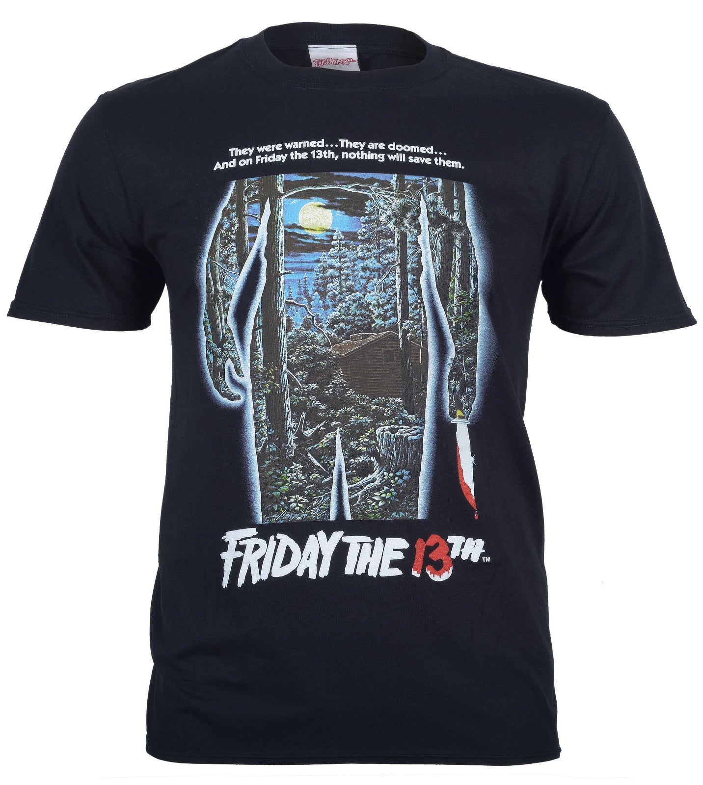 Official Friday The 13th T Shirt Poster Classic Horror Movie New Black M / L