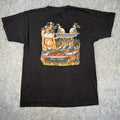Vintage Y2K Hot Rod Drag Racing Black T-Shirt