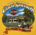 Vintage Harley Davidson Cool Springs Yellow Short Sleeve Y2K T-Shirt