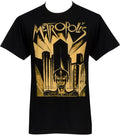 Metropolis Men's T-shirt Vintage Science Fiction Robots Dystopian Future