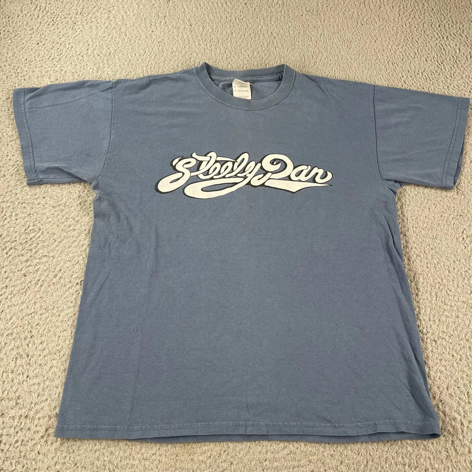 Vintage Steely Dan Rent Party 09 Blue Tour New York City Y2K T-Shirt