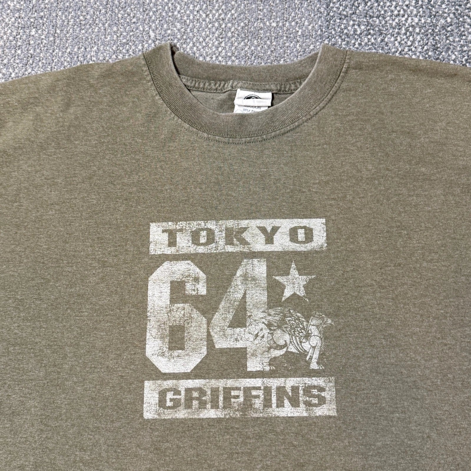 Vintage Tokyo Griffins 64 Star Graphic Y2K Grunge T-Shirt