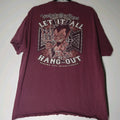 Vintage Wicked Wheel Biker Devil Double-Sided T-Shirt