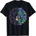 Hippie Guitar And Those Who Were Seen Dancing Peace Funny .unisex T-shirt