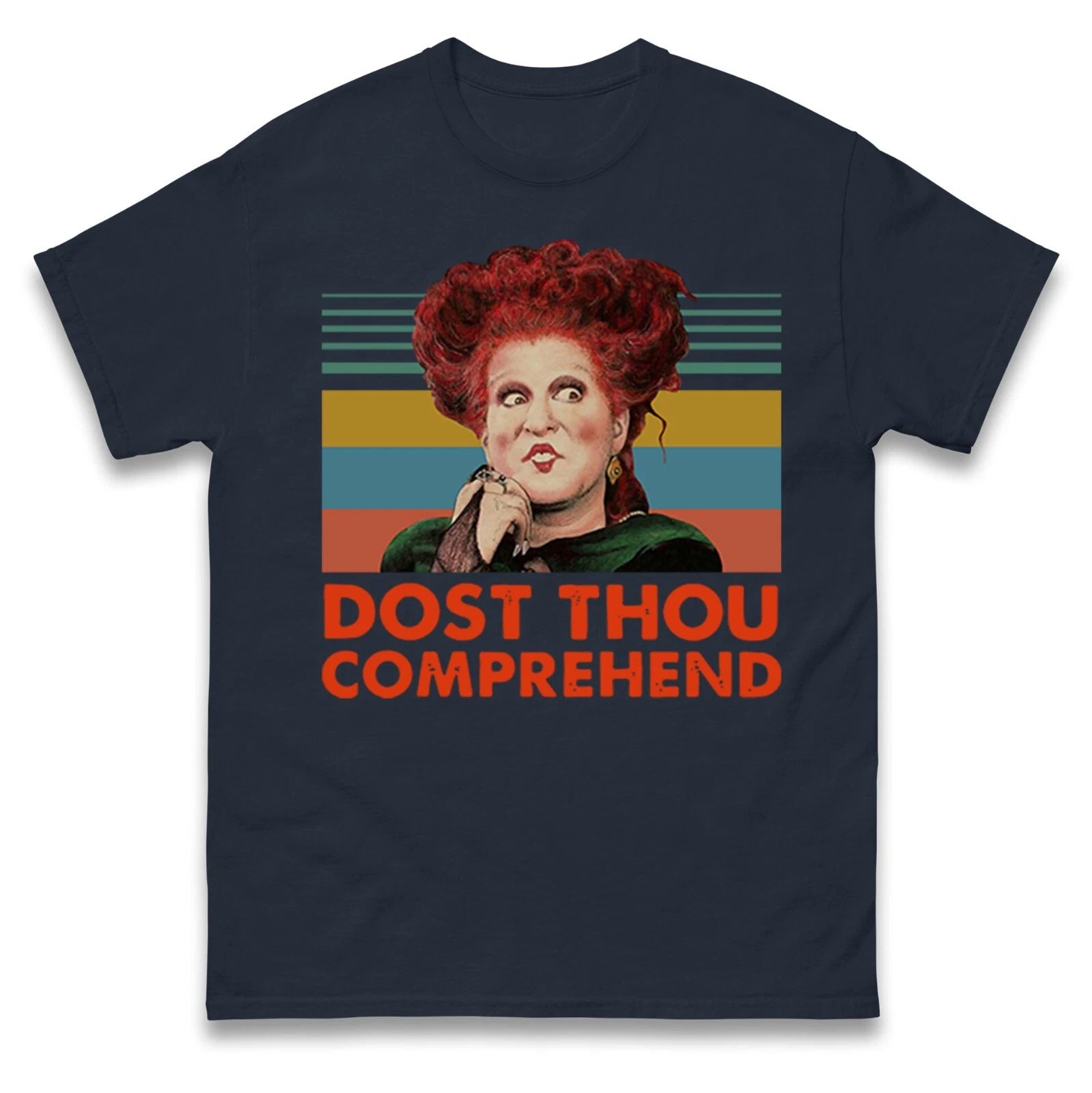 Hocus Pocus Dost Thou Comprehend T Shirt,vintage Sanderson Halloween Witch Top