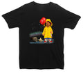 It Mask &amp; Chuckie Horror Halloween Printed T-shirt (it &amp; Chuckie Inspired)