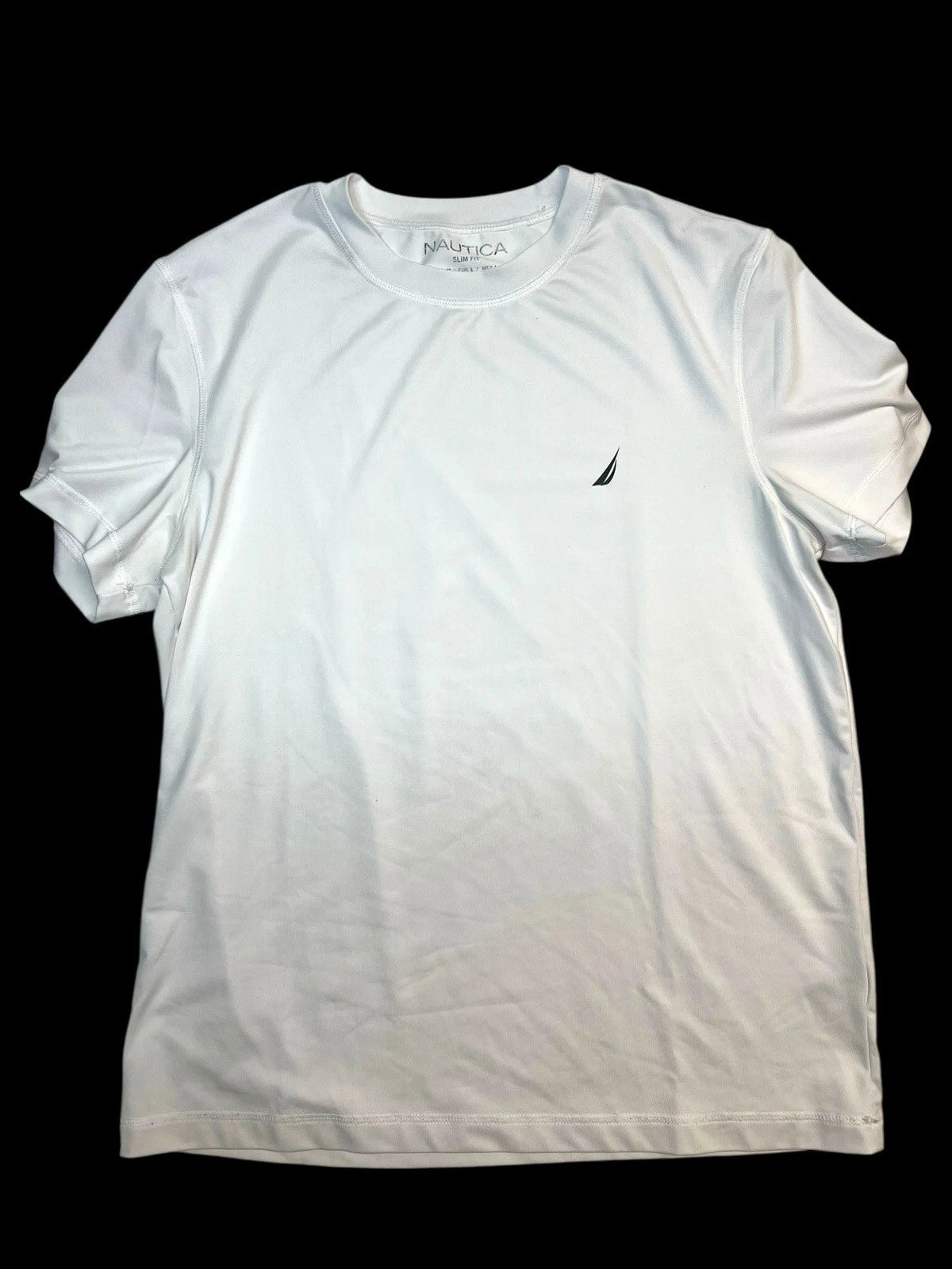 Nautica Slim Fit Moisture Wick Short Sleeve T-Shirt